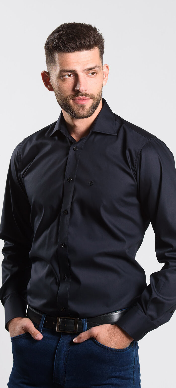 Černá Slim Fit košile