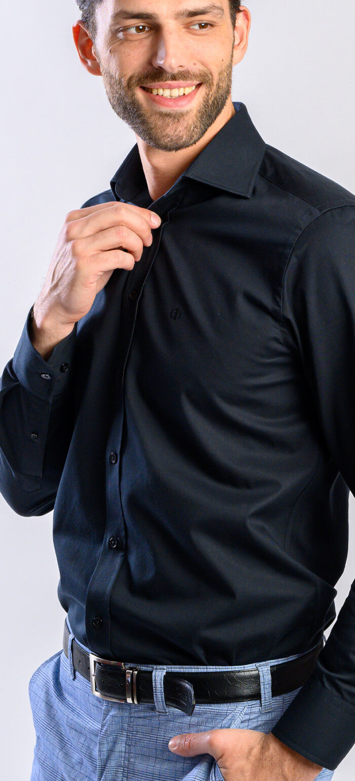 Černá Slim Fit košile