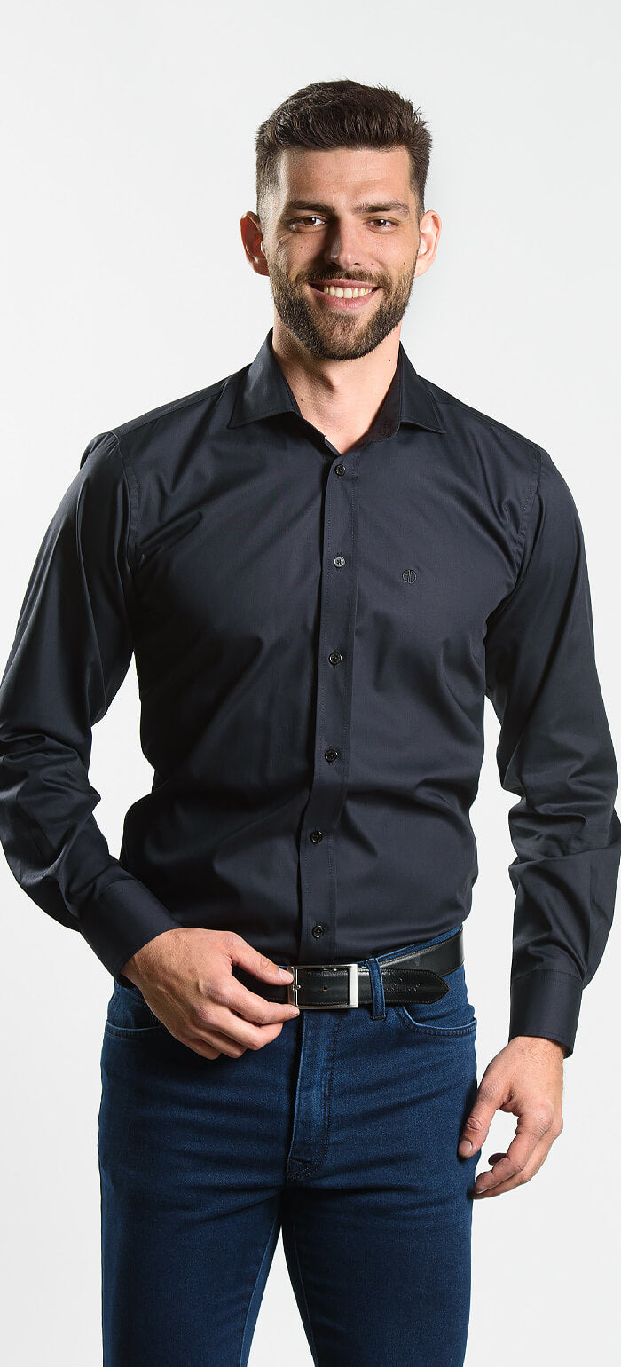 Černá Slim Fit košile