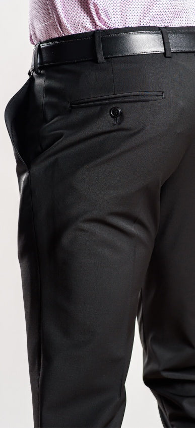 Černé Basic oblekové kalhoty XL velikosti