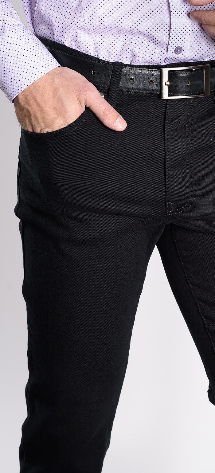 Černé Ultra Slim Fit džíny