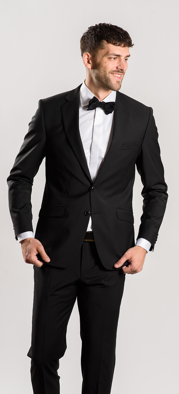 Černý Slim Fit oblek