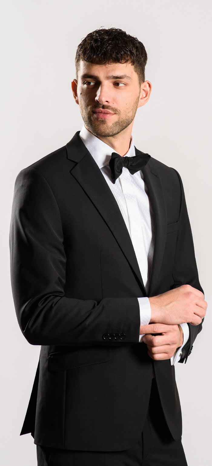 Černý Slim Fit oblek
