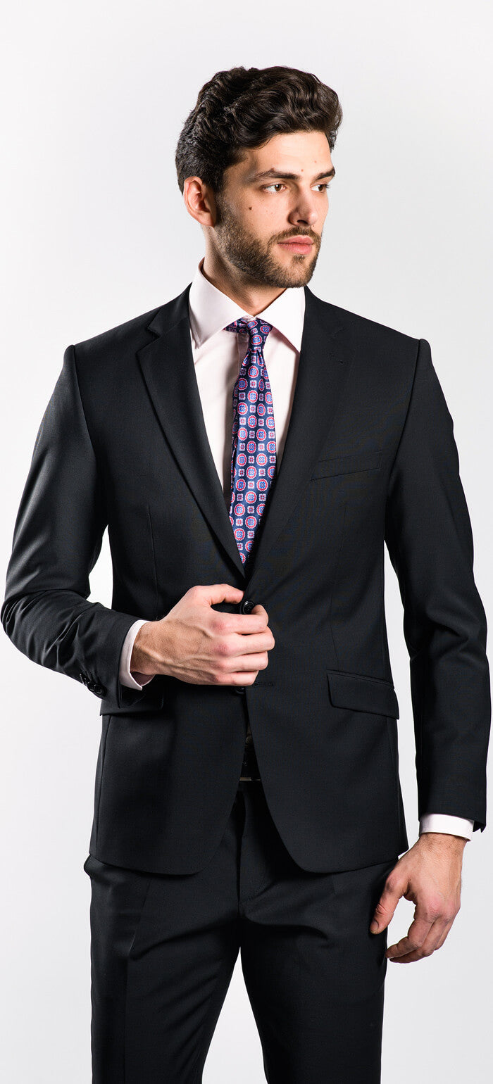 Černý Slim Fit oblek