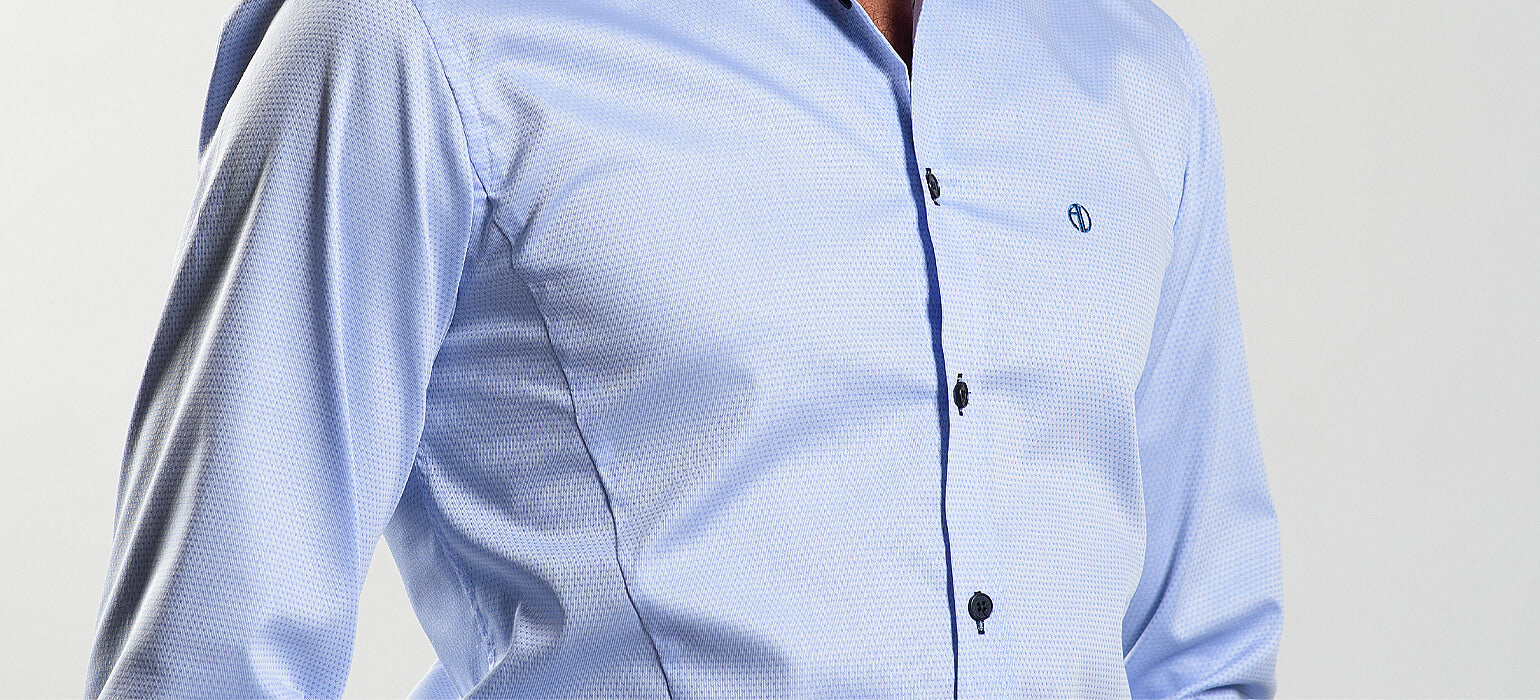 Modrá Extra Slim Fit košile