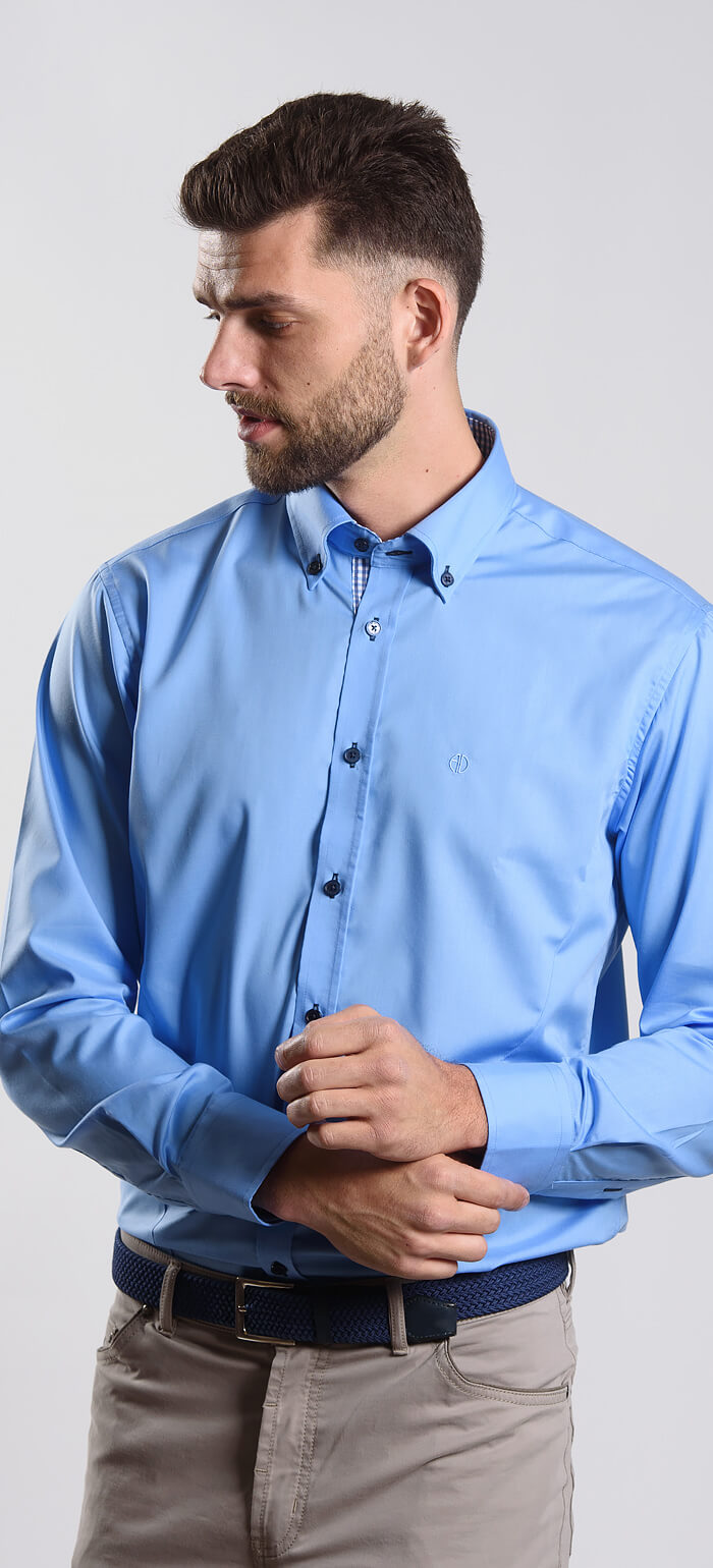 Modrá Extra Slim Fit košile