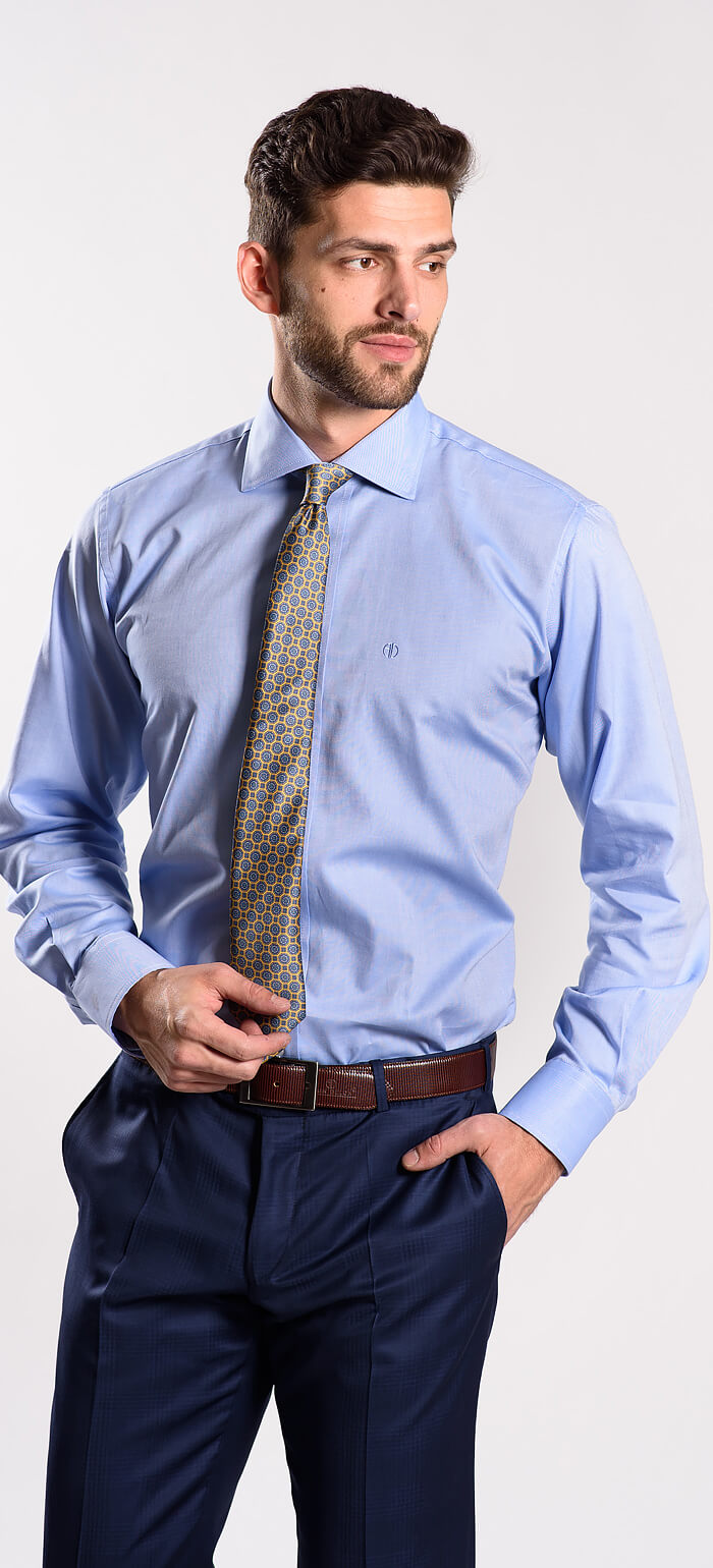 Modrá Slim Fit košile