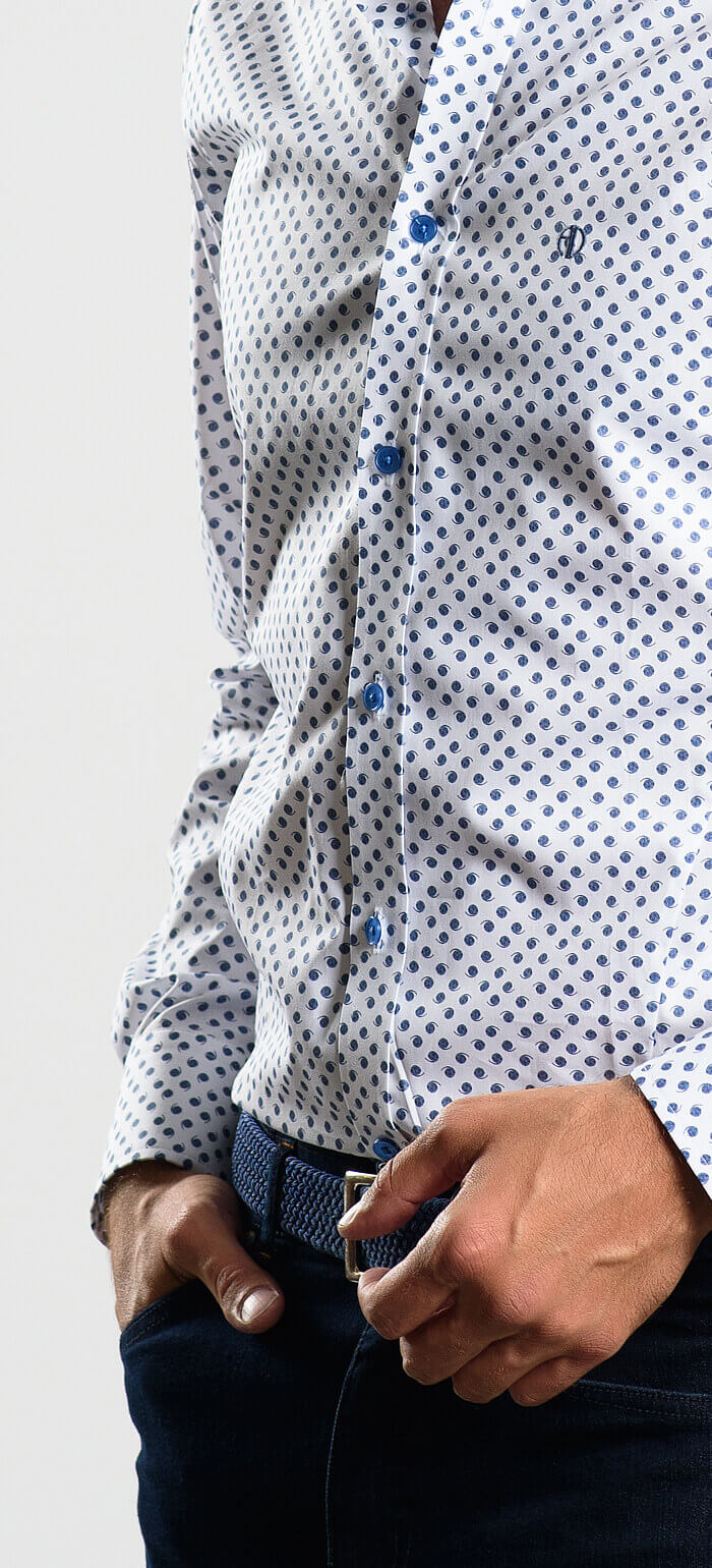 Volnočasová Extra Slim Fit košile se vzorem