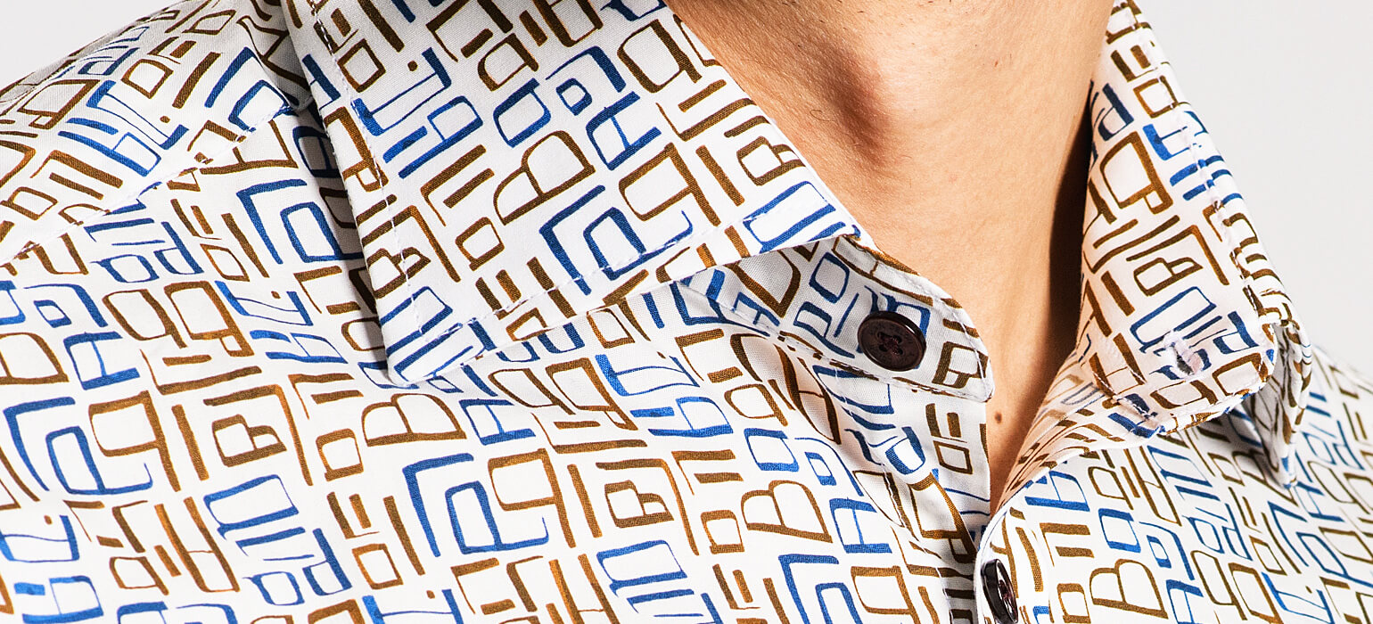 Výrazná volnočasová Slim Fit košile